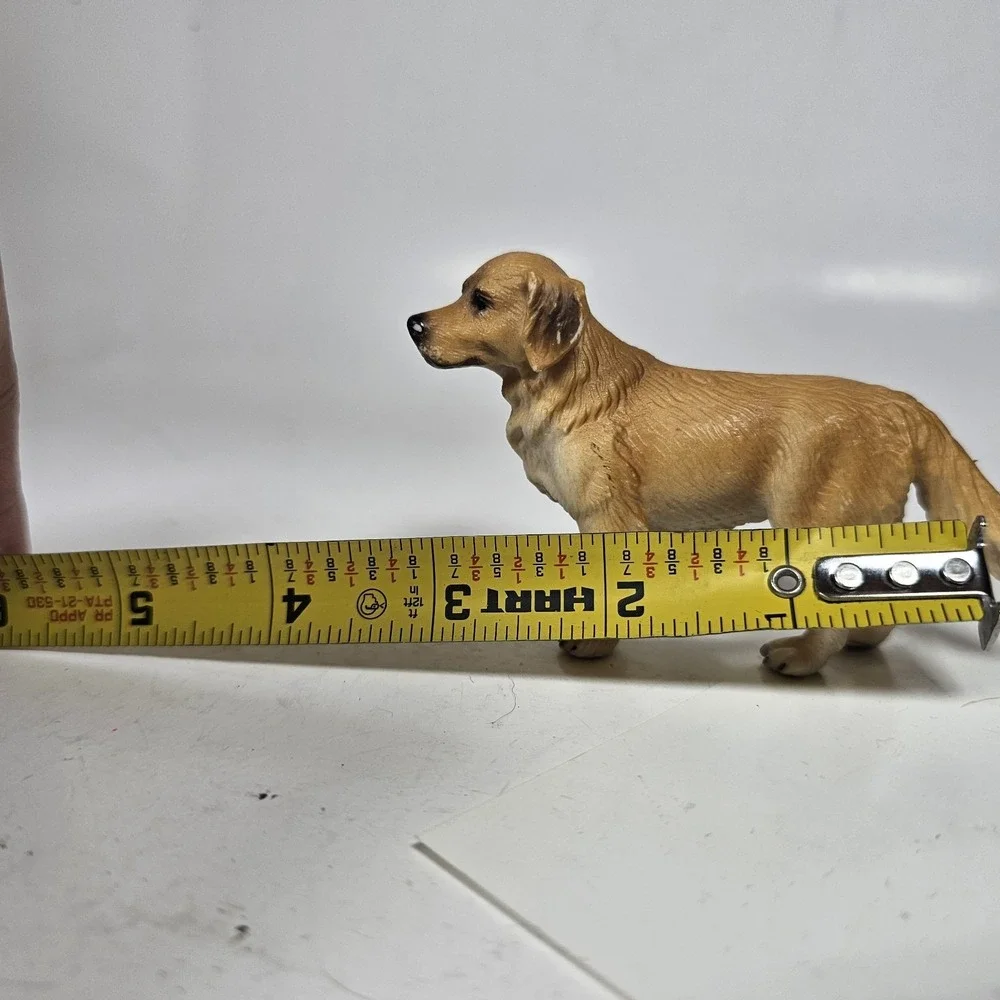 Schleich #16335‎ Golden Retriever 2 puppy dog yellow canine pet toy
